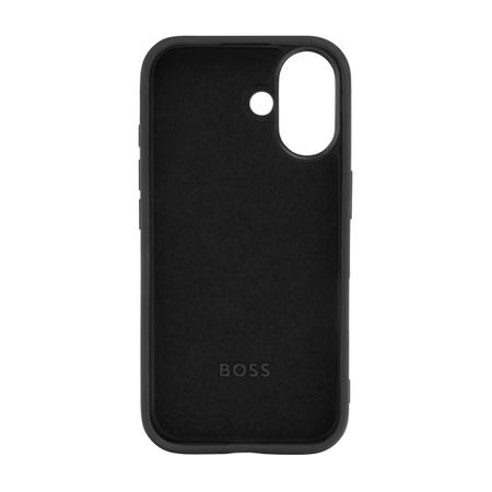 BOSS Case for iPhone 16 Grained Black