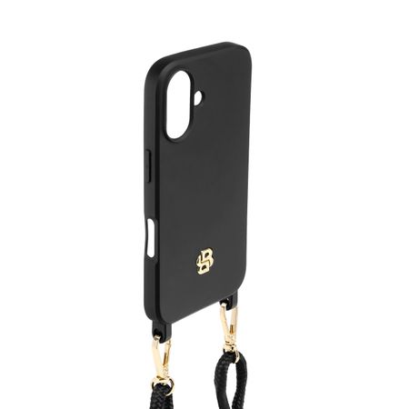 HEH520A16N-4 BOSS Case for iPhone 16 Double B Black & Gold