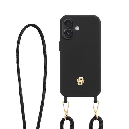 HEH520A16N-5 BOSS Case for iPhone 16 Double B Black & Gold