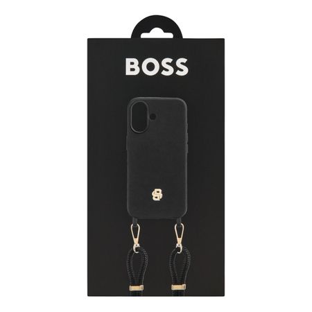 HEH520A16N-7 BOSS Case for iPhone 16 Double B Black & Gold