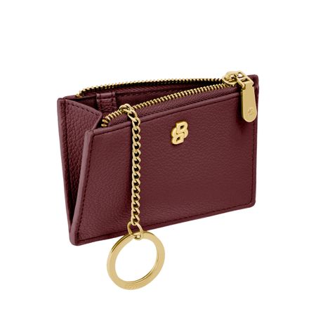 HEK616R-3 BOSS Card holder Signature Lady Burgundy