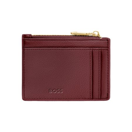 HEK616R-5 BOSS Card holder Signature Lady Burgundy