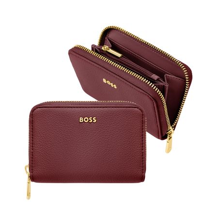 BOSS Money wallet Signature Lady Burgundy