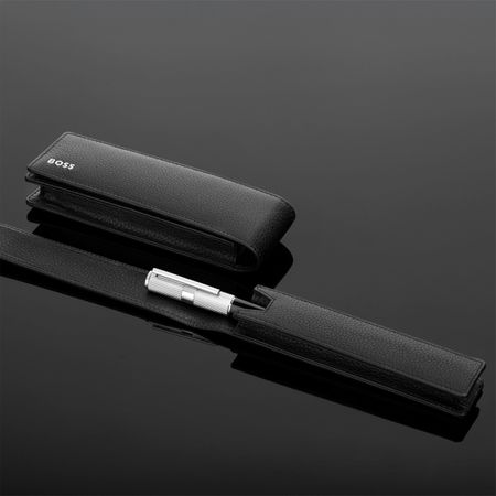 BOSS Single pen pouch Classic Grained Black