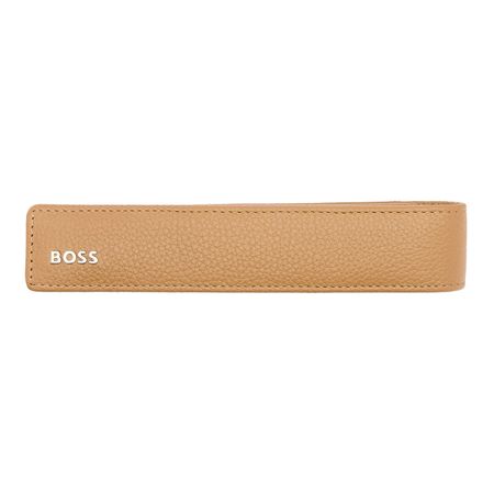 BOSS Double pen pouch Classic Grained Camel