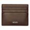 HLC403Y-2 BOSS Card holder Classic Smooth Brown