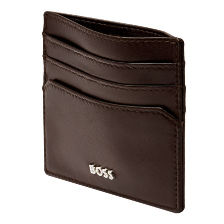 HLC403Y-3 BOSS Card holder Classic Smooth Brown
