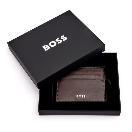 HLC403Y-6 BOSS Card holder Classic Smooth Brown