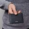 BOSS Card holder Classic Grained Black