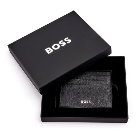 BOSS Card holder Classic Grained Black
