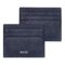 HLC416N-1 BOSS Card holder Classic Grained Navy