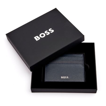 HLC416N-6 BOSS Card holder Classic Grained Navy