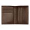 HLE403Y-2 BOSS Folding card holder Classic Smooth Brown