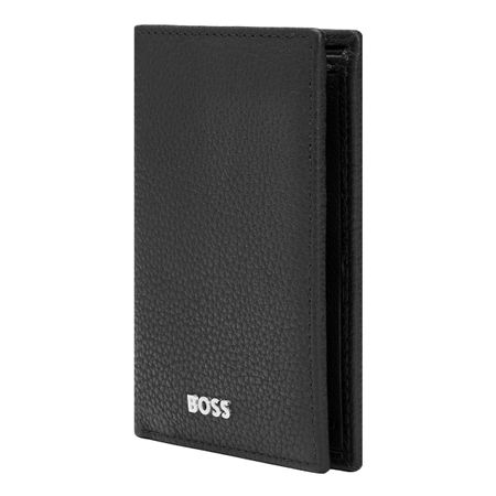 HLE416A-4 BOSS Folding card holder Classic Grained Black