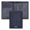BOSS Folding card holder Classic Grained Navy