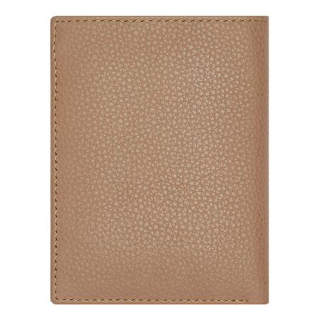 BOSS Folding card holder Classic Grained Camel