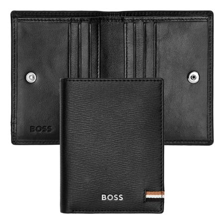 BOSS Folding card holder Iconic Black