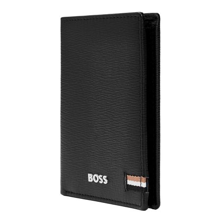 BOSS Folding card holder Iconic Black