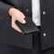 BOSS Folding card holder Double B Saffiano Black