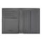 HLE526H-3 BOSS Folding card holder Double B Saffiano Grey