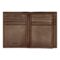 HLF403Y-3 BOSS Trifold card holder Classic Smooth Brown