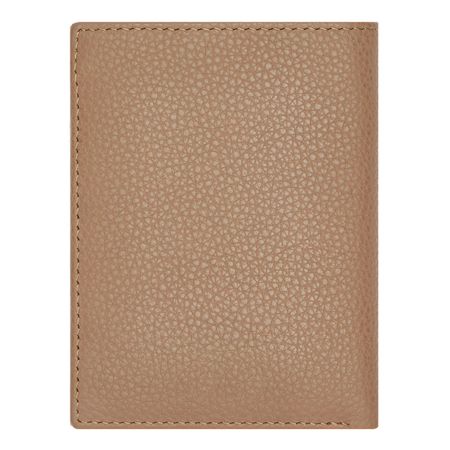 BOSS Card holder trifold Classic Grained Camel