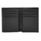 HLF526A-3 BOSS Card holder with flap Double B Saffiano Black