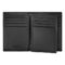 HLF526A-4 BOSS Card holder with flap Double B Saffiano Black