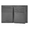 BOSS Card holder with flap Double B Saffiano Grey