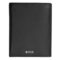 HLG403A-2 BOSS Card holder with flap and money pocket Classic Smooth Black