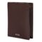 HLG403Y-4 BOSS Card holder with flap and money pocket Classic Smooth Brown