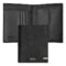 BOSS Card holder with flap and money pocket Iconic Black