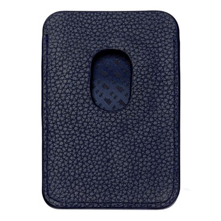 BOSS Card holder with Magnet Mobile Classic Grained Navy