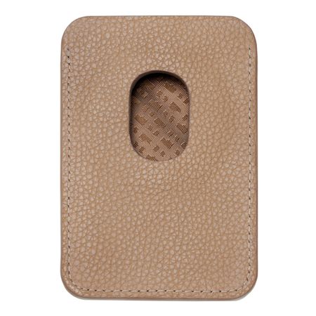 BOSS Card holder with Magnet Mobile Classic Grained Camel