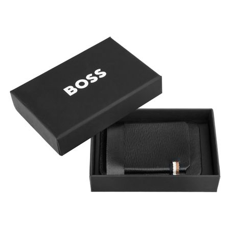 BOSS Card holder with Magnet Mobile Iconic Black