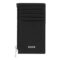HLK518A-2 BOSS Card holder zip Classic Grained Black