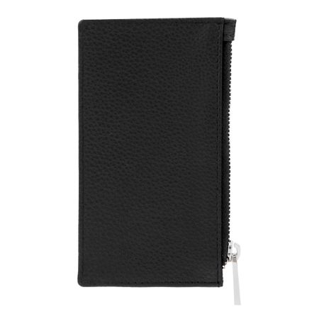 HLK518A-6 BOSS Card holder zip Classic Grained Black