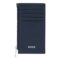 BOSS Card holder zip Classic Grained Navy