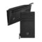 BOSS Card holder zip Double B Saffiano Black