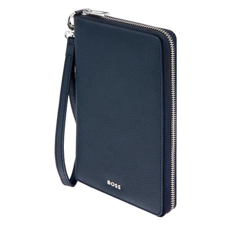 BOSS Travel wallet Classic Grained Navy