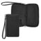 HLL526A-1 BOSS Travel wallet Double B Saffiano Black