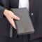 HLL526H-6 BOSS Travel wallet Double B Saffiano Grey