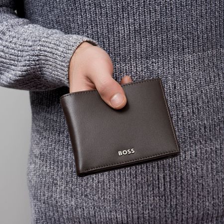BOSS Coins purse Classic Smooth Brown