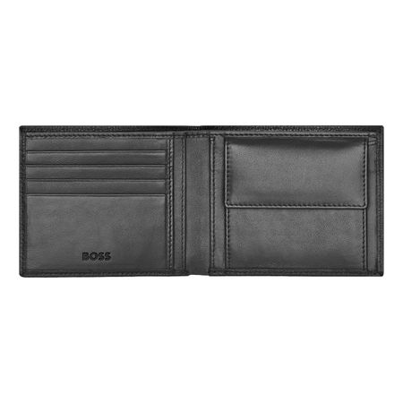 HLM416A-3 BOSS Money wallet Classic Grained Black