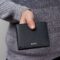 HLM416A-5 BOSS Money wallet Classic Grained Black