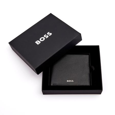 HLM416A-7 BOSS Money wallet Classic Grained Black