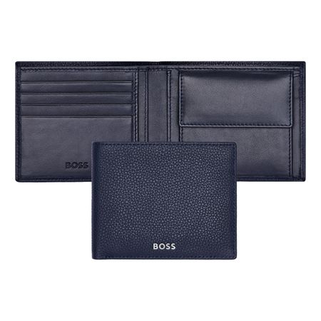 BOSS Money wallet Classic Grained Navy