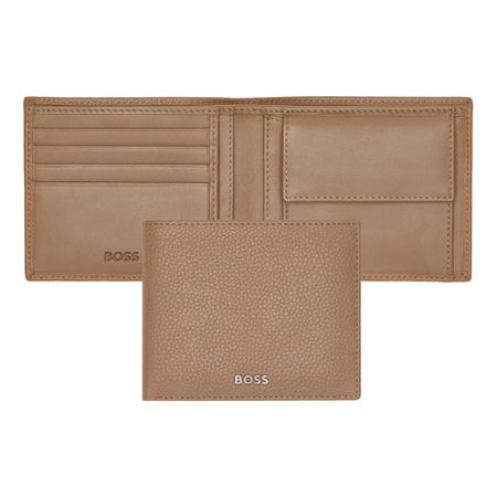 BOSS Money wallet Classic Grained Camel