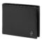 HLM526A-4 BOSS Money wallet Double B Saffiano Black