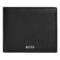 HLN403A-2 BOSS Money wallet with flap Classic Smooth Black